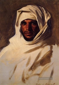  Arabien Kunst - Ein Beduine Arabien Porträt John Singer Sargent